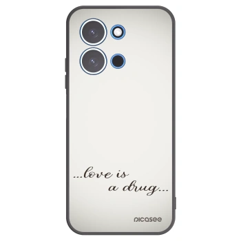 Picasee fekete szilikon tok az alábbi mobiltelefonokra Xiaomi Redmi 15C 4G - Love is a drug