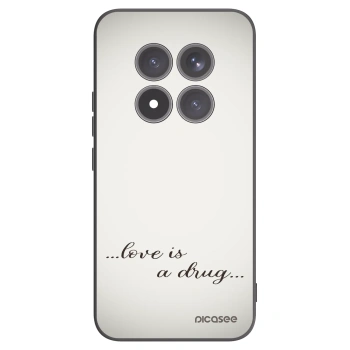 Picasee fekete szilikon tok az alábbi mobiltelefonokra Xiaomi Redmi Note 15 Pro+ - Love is a drug