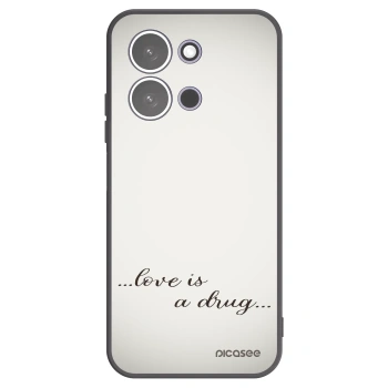 Picasee fekete szilikon tok az alábbi mobiltelefonokra Xiaomi Redmi 15C 5G - Love is a drug
