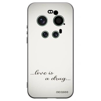 Picasee fekete szilikon tok az alábbi mobiltelefonokra Xiaomi 17 Ultra - Love is a drug