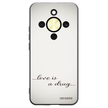 Picasee fekete szilikon tok az alábbi mobiltelefonokra Honor Magic8 Lite 5G - Love is a drug