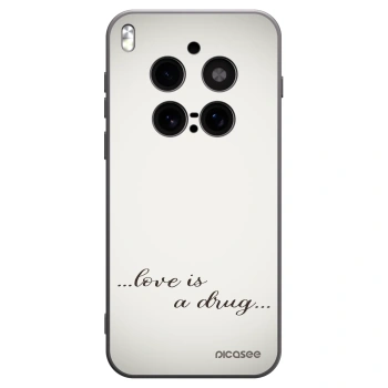 Picasee fekete szilikon tok az alábbi mobiltelefonokra Vivo X300 Pro - Love is a drug