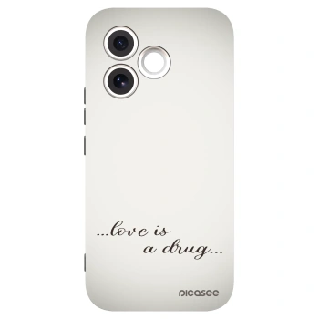Picasee fekete szilikon tok az alábbi mobiltelefonokra Honor 600 Lite - Love is a drug