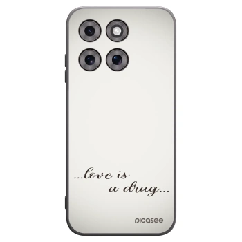 Picasee fekete szilikon tok az alábbi mobiltelefonokra Motorola Moto G77 - Love is a drug