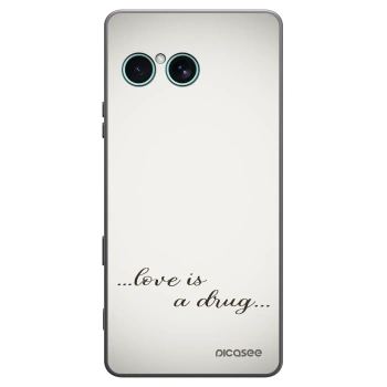 Picasee fekete szilikon tok az alábbi mobiltelefonokra Sony Xperia 10 VII - Love is a drug