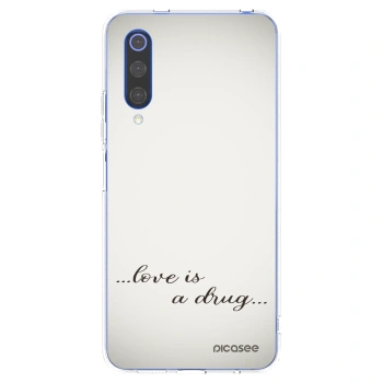 Picasee átlátszó szilikon tok az alábbi mobiltelefonokra Xiaomi Mi 9 SE - Love is a drug