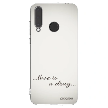 Picasee átlátszó szilikon tok az alábbi mobiltelefonokra Honor 20 Lite - Love is a drug