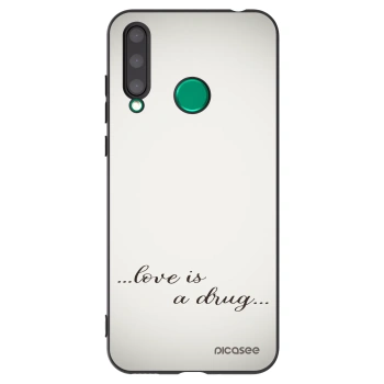 Picasee fekete szilikon tok az alábbi mobiltelefonokra Honor 20 Lite - Love is a drug