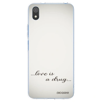 Picasee átlátszó szilikon tok az alábbi mobiltelefonokra Xiaomi Redmi 7A - Love is a drug