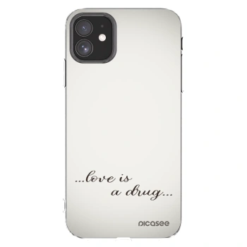 Picasee átlátszó szilikon tok az alábbi mobiltelefonokra Apple iPhone 11 - Love is a drug