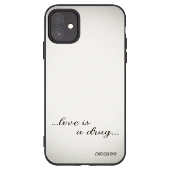 Picasee fekete szilikon tok az alábbi mobiltelefonokra Apple iPhone 11 - Love is a drug