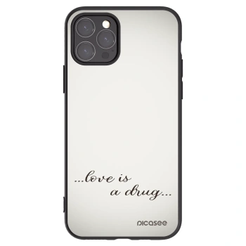 Picasee fekete szilikon tok az alábbi mobiltelefonokra Apple iPhone 11 Pro - Love is a drug