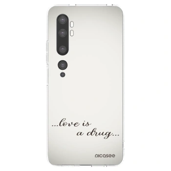 Picasee átlátszó szilikon tok az alábbi mobiltelefonokra Xiaomi Mi Note 10 (Pro) - Love is a drug