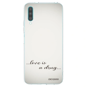 Picasee átlátszó szilikon tok az alábbi mobiltelefonokra Samsung Galaxy A30s A307F - Love is a drug