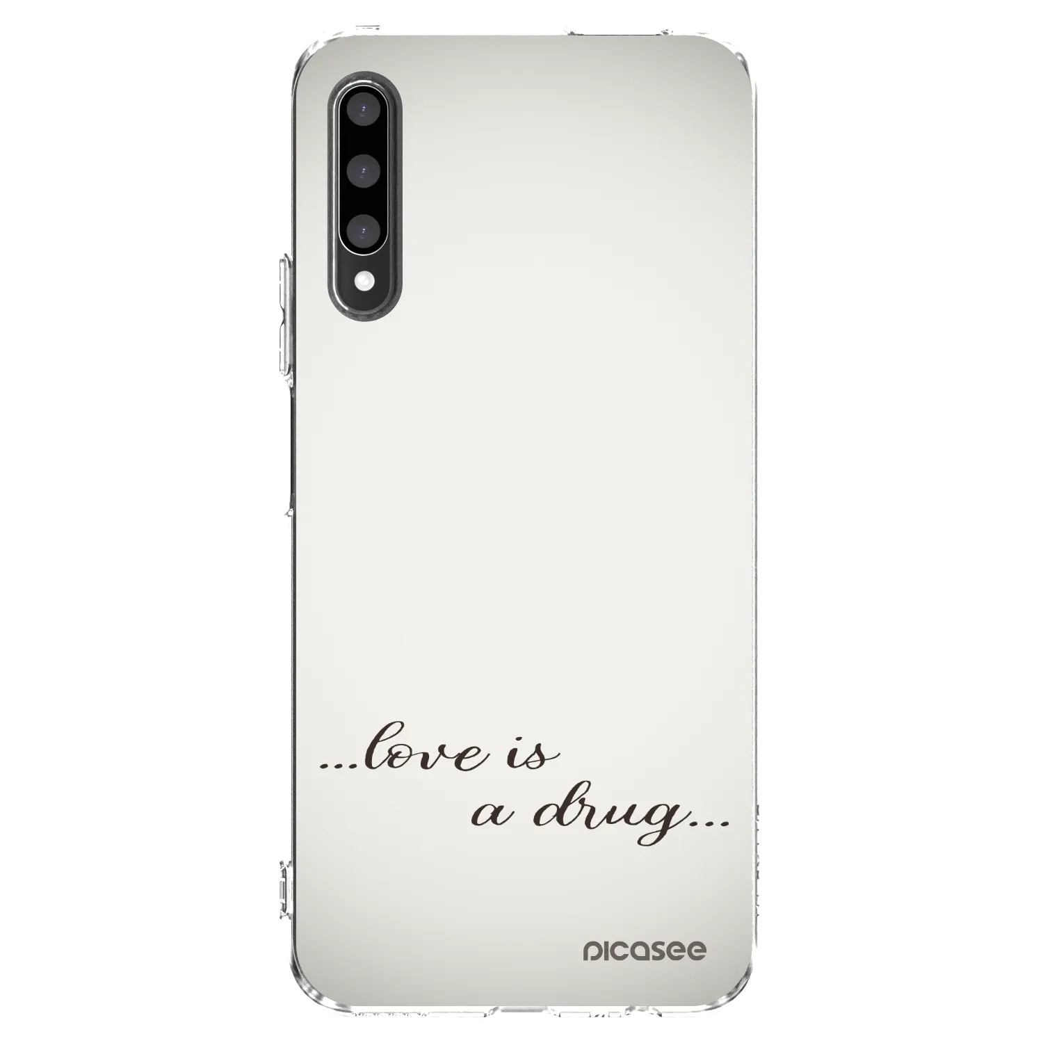 Picasee átlátszó szilikon tok az alábbi mobiltelefonokra Honor 9X Pro - Love is a drug