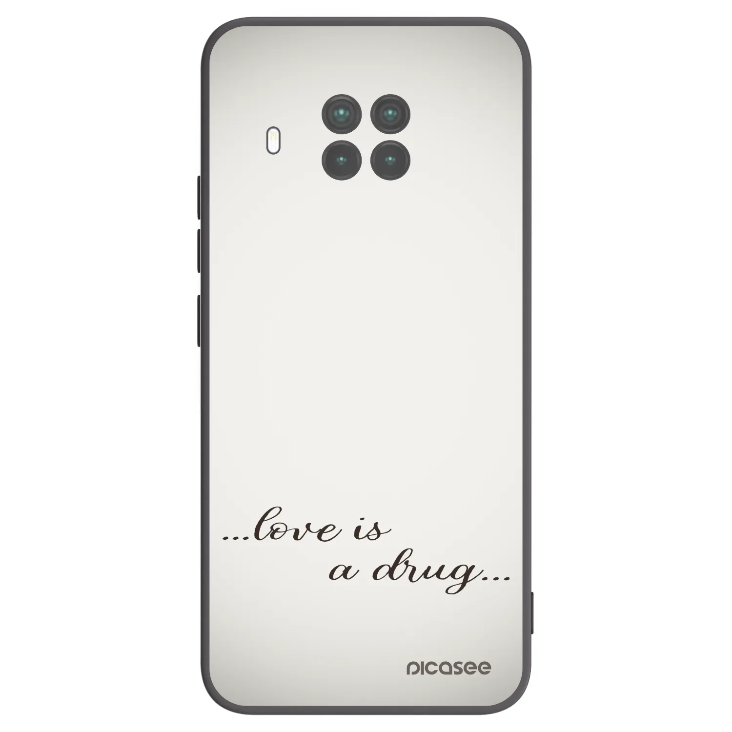 Picasee fekete szilikon tok az alábbi mobiltelefonokra Xiaomi Mi 10T Lite - Love is a drug