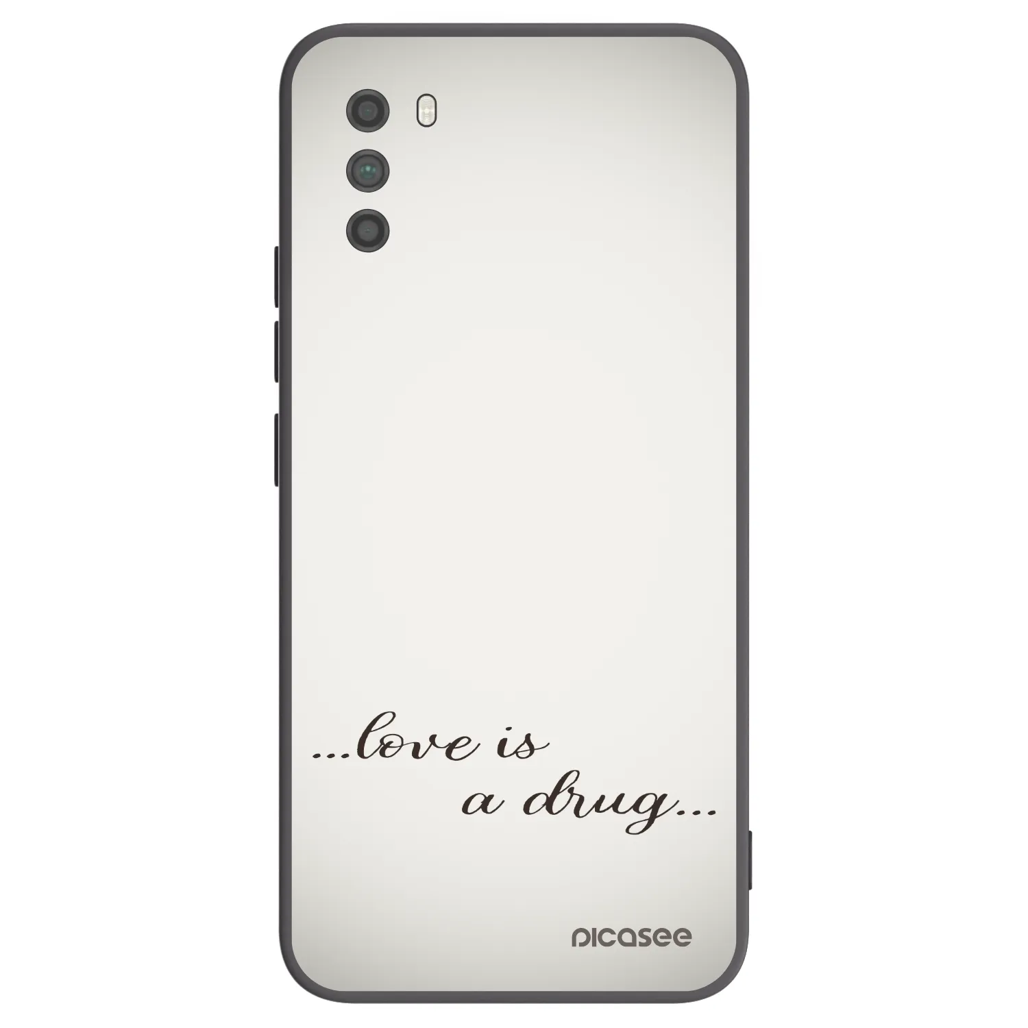 Picasee fekete szilikon tok az alábbi mobiltelefonokra Xiaomi Poco M3 - Love is a drug