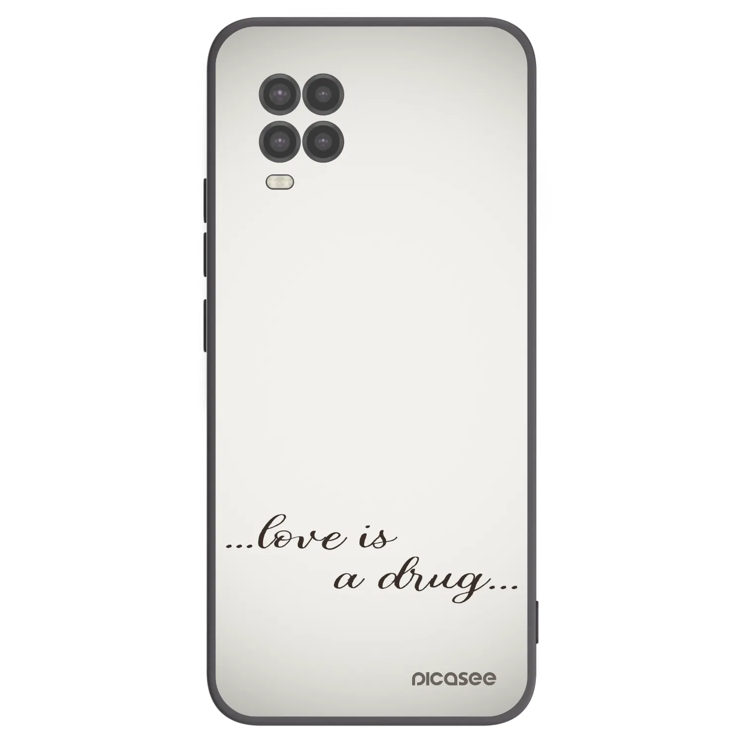 Picasee fekete szilikon tok az alábbi mobiltelefonokra Xiaomi Mi 10 Lite - Love is a drug