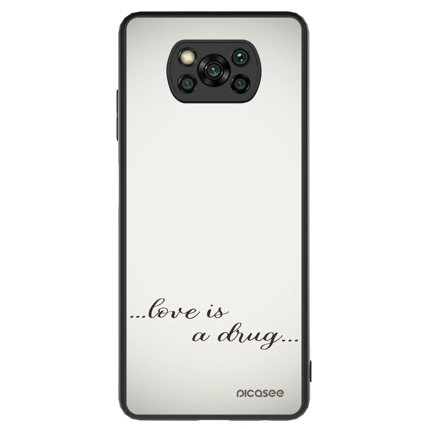 Picasee ULTIMATE CASE Xiaomi Poco X3 - készülékre - Love is a drug