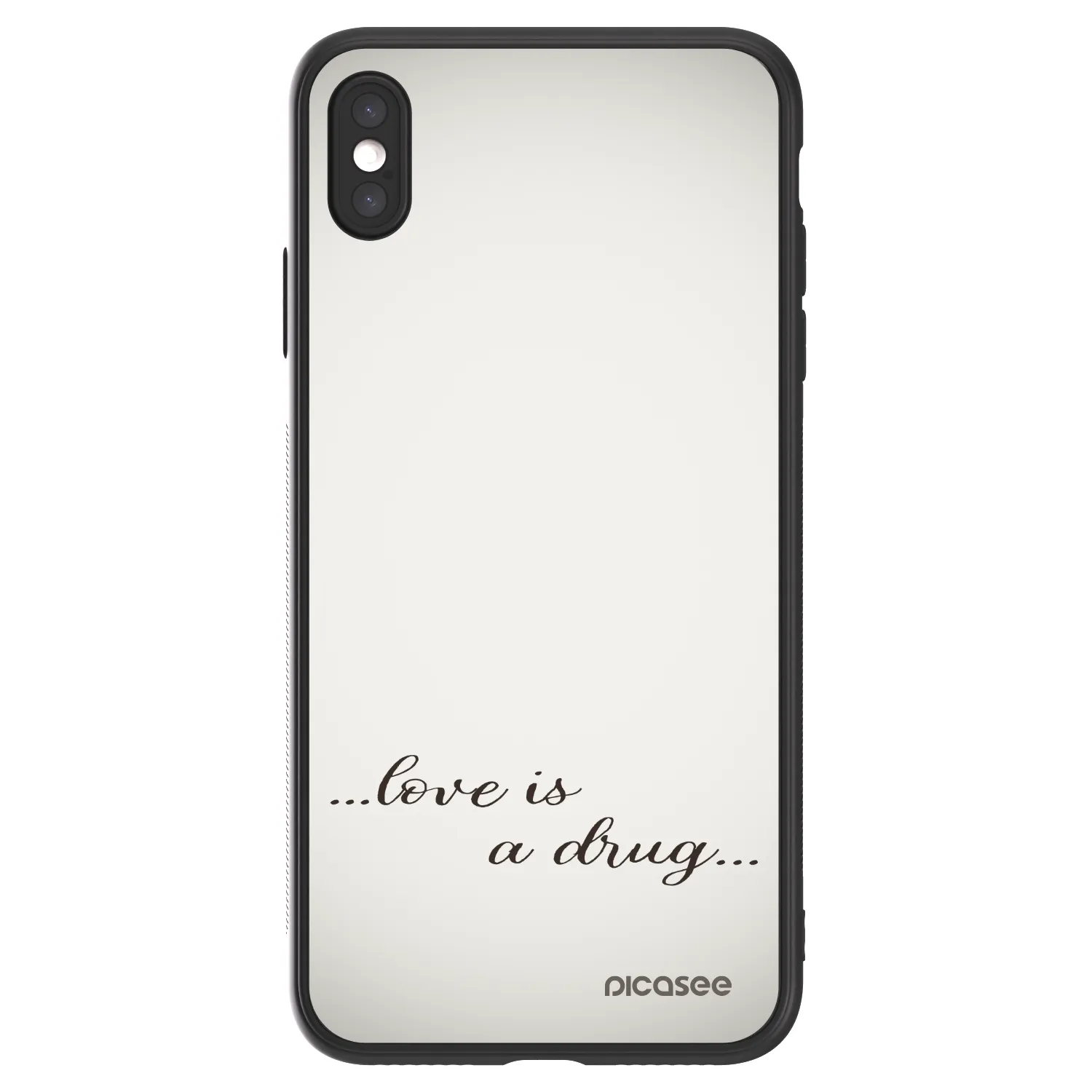 Picasee ULTIMATE CASE Apple iPhone XS Max - készülékre - Love is a drug