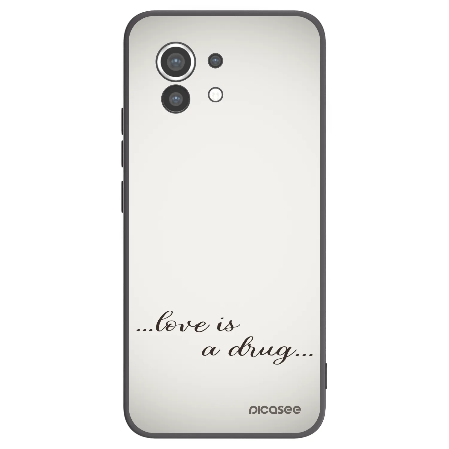 Picasee fekete szilikon tok az alábbi mobiltelefonokra Xiaomi Mi 11 - Love is a drug