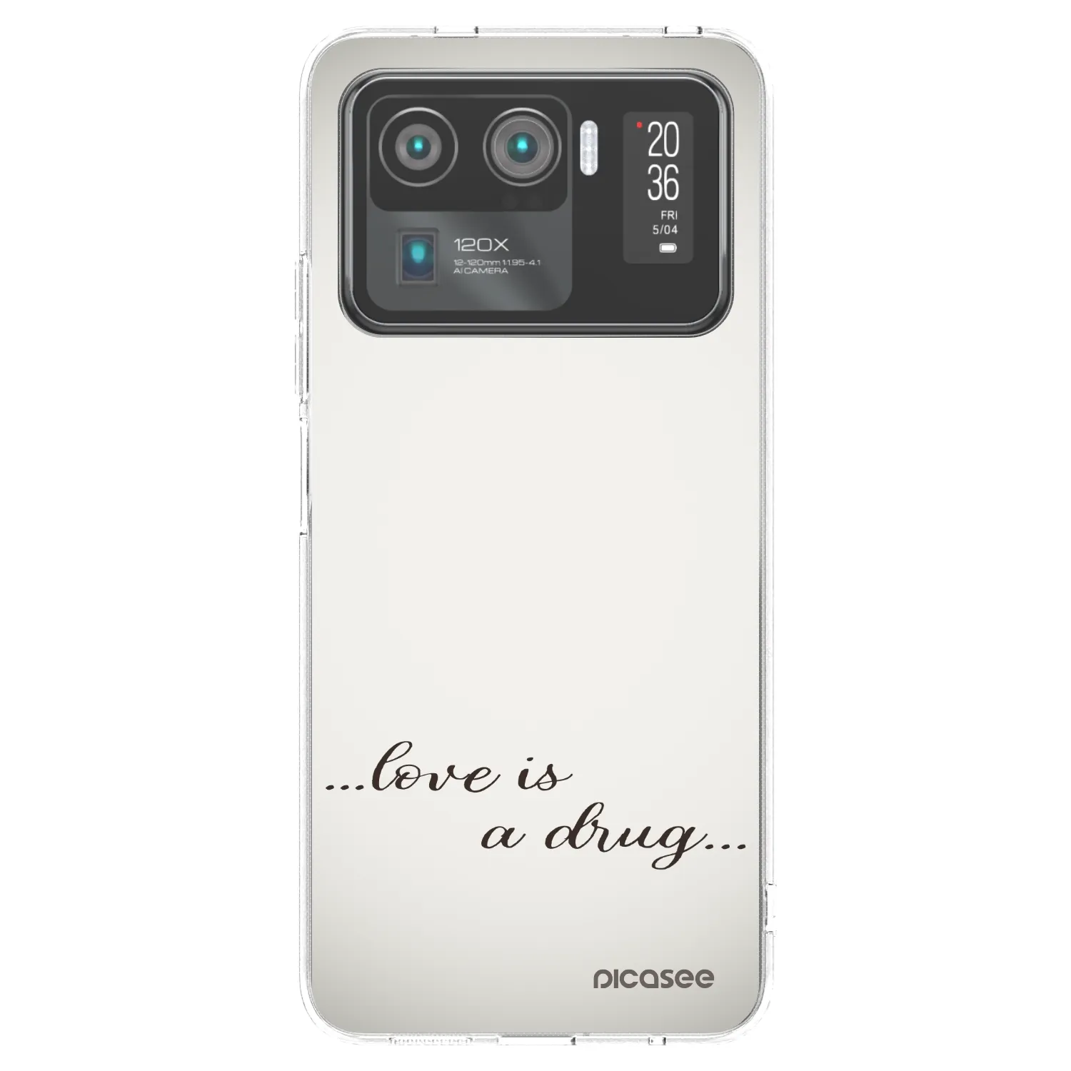 Picasee átlátszó szilikon tok az alábbi mobiltelefonokra Xiaomi Mi 11 Ultra - Love is a drug