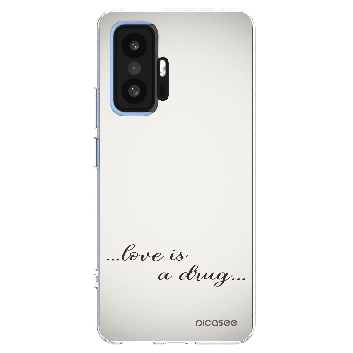 Picasee átlátszó szilikon tok az alábbi mobiltelefonokra Xiaomi 11T Pro - Love is a drug