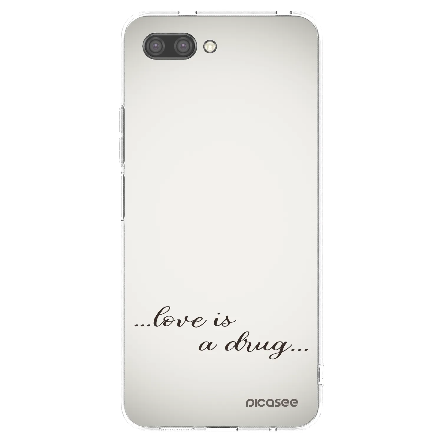 Picasee átlátszó szilikon tok az alábbi mobiltelefonokra Honor 10 - Love is a drug