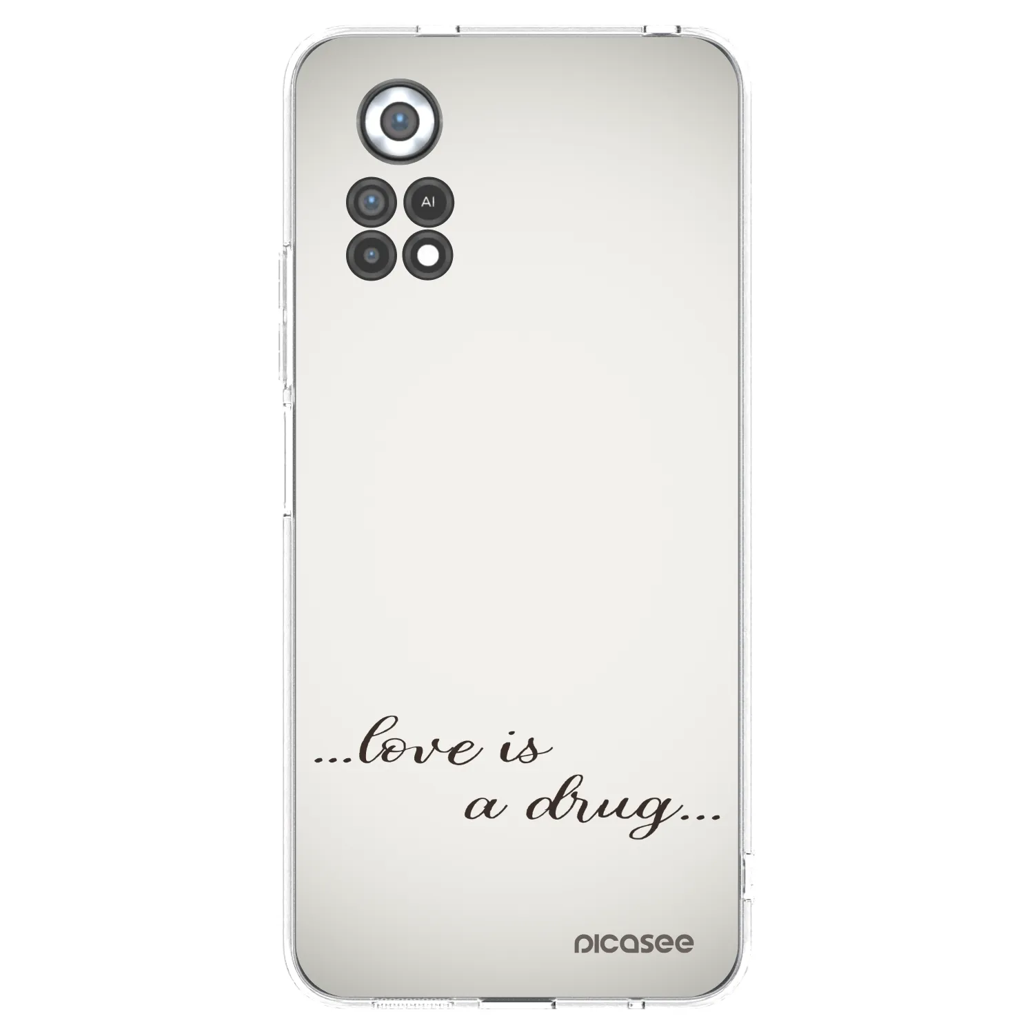 Picasee átlátszó szilikon tok az alábbi mobiltelefonokra Xiaomi Poco X4 Pro 5G - Love is a drug