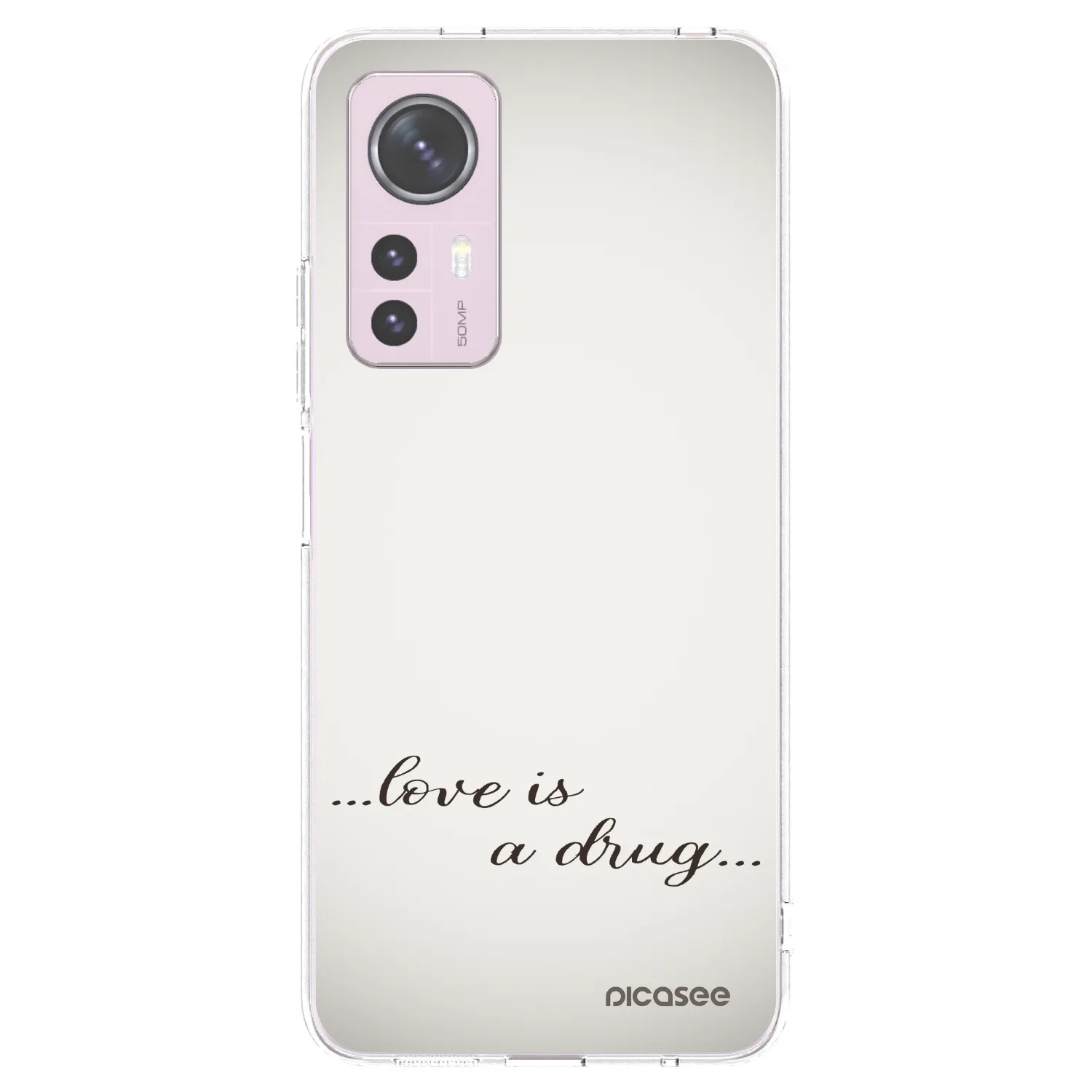 Picasee átlátszó szilikon tok az alábbi mobiltelefonokra Xiaomi 12 - Love is a drug