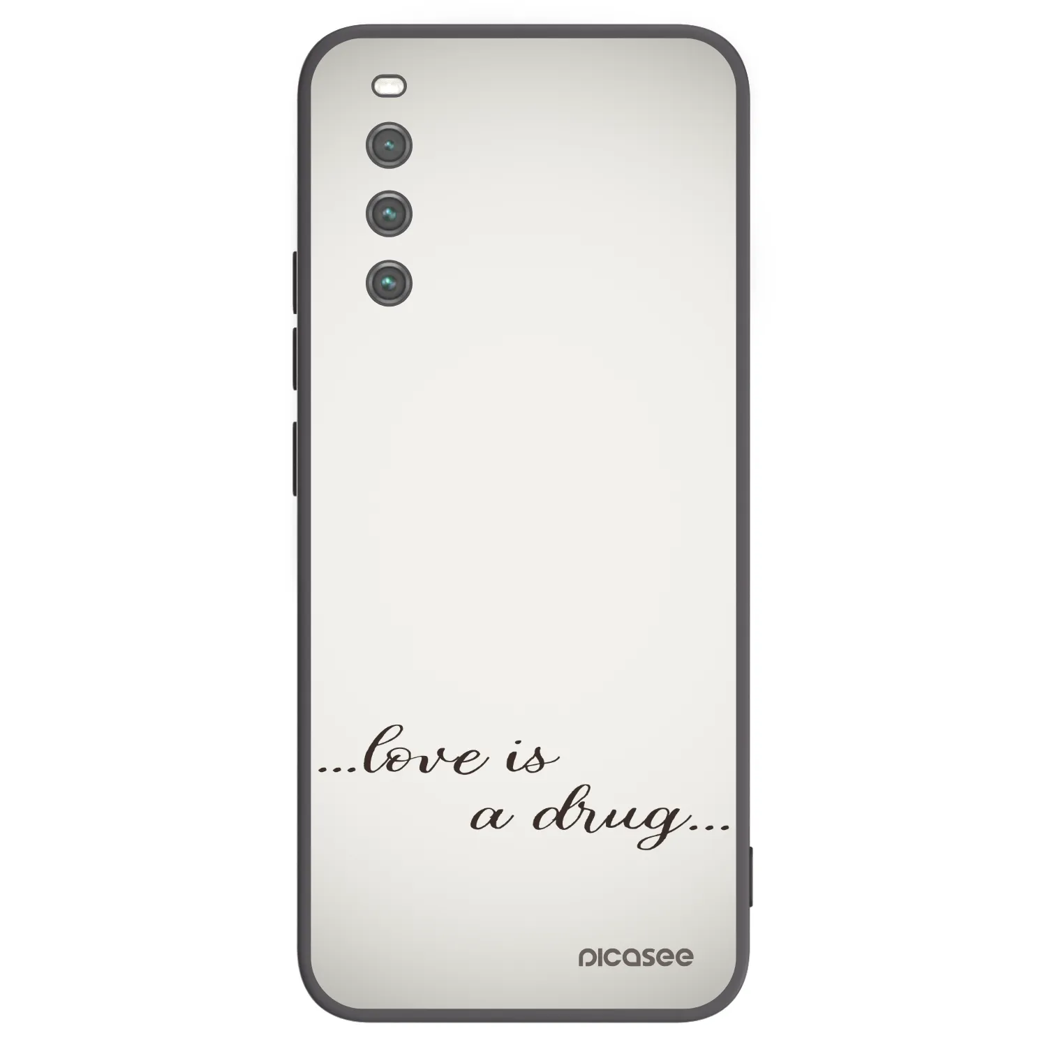 Picasee fekete szilikon tok az alábbi mobiltelefonokra Sony Xperia 10 IV 5G - Love is a drug