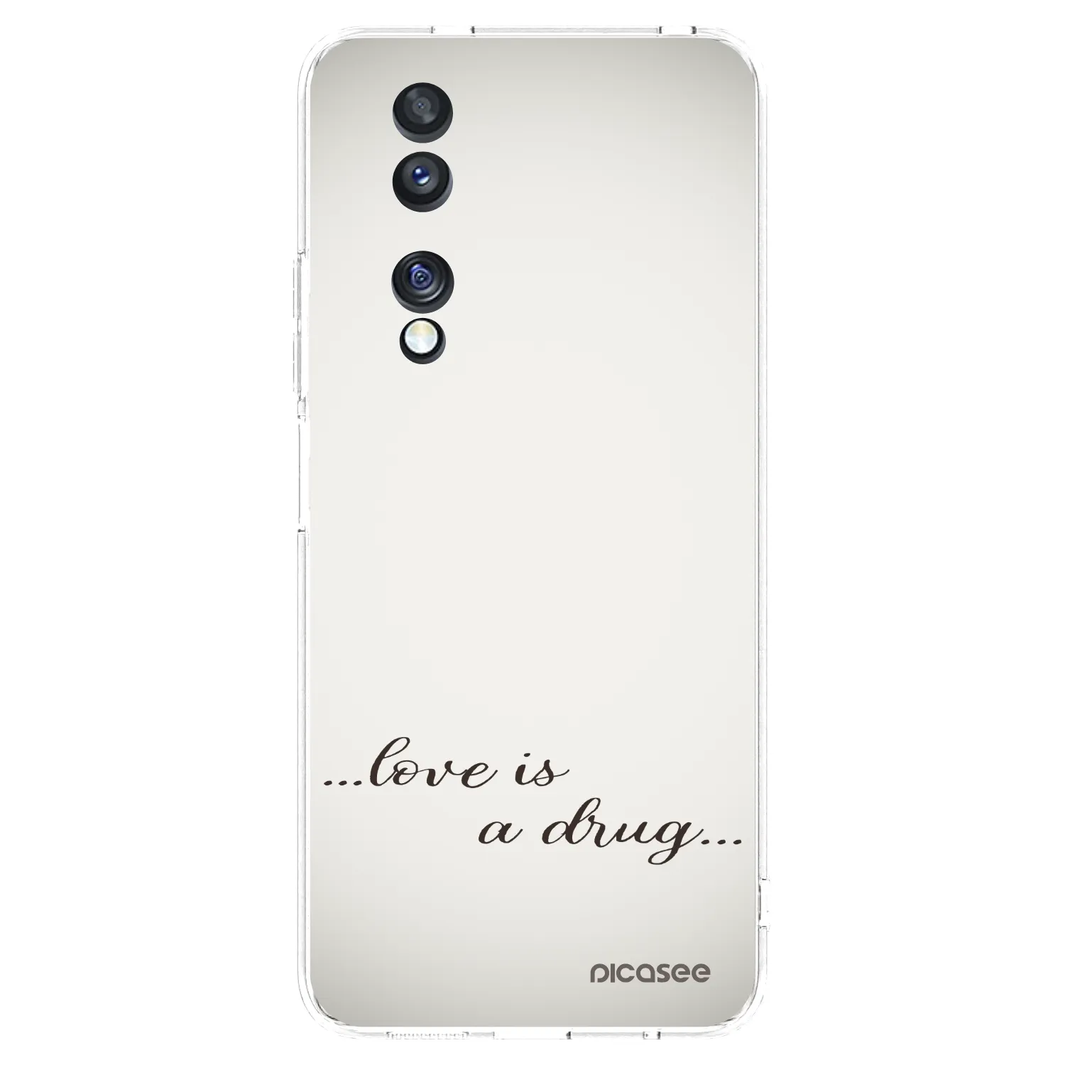 Picasee átlátszó szilikon tok az alábbi mobiltelefonokra Honor 70 - Love is a drug