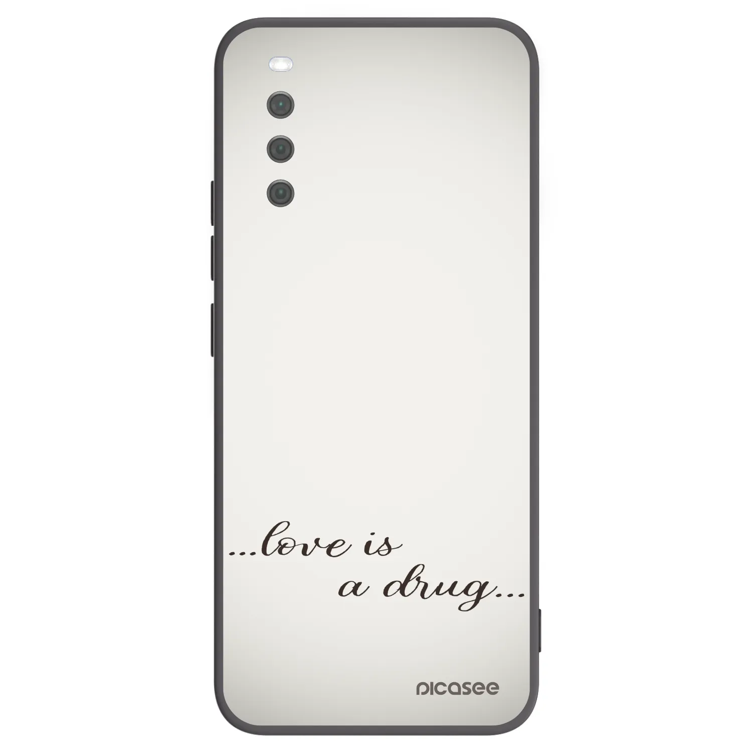 Picasee fekete szilikon tok az alábbi mobiltelefonokra Sony Xperia 10 III - Love is a drug