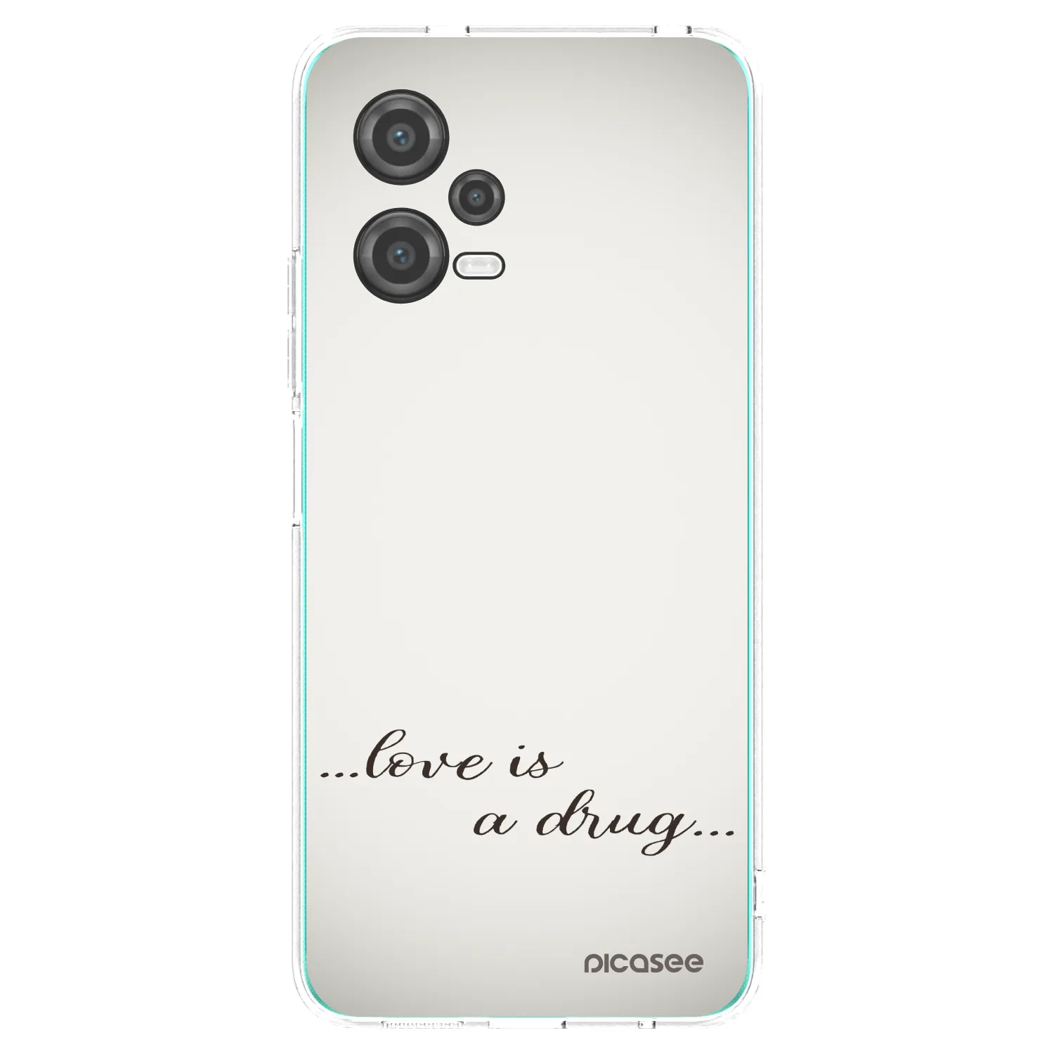 Picasee átlátszó szilikon tok az alábbi mobiltelefonokra Xiaomi Poco X5 - Love is a drug