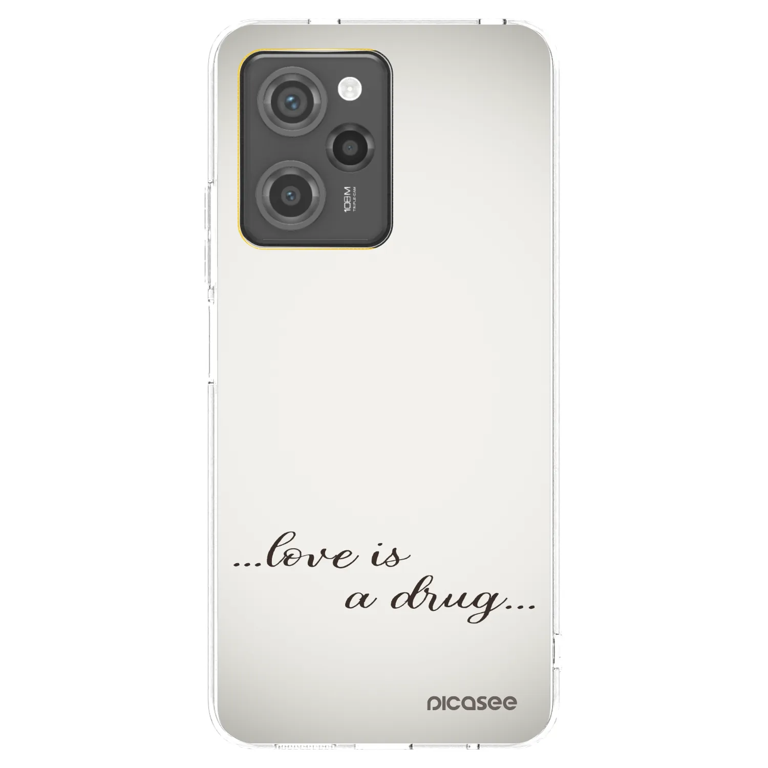 Picasee átlátszó szilikon tok az alábbi mobiltelefonokra Xiaomi Poco X5 Pro - Love is a drug