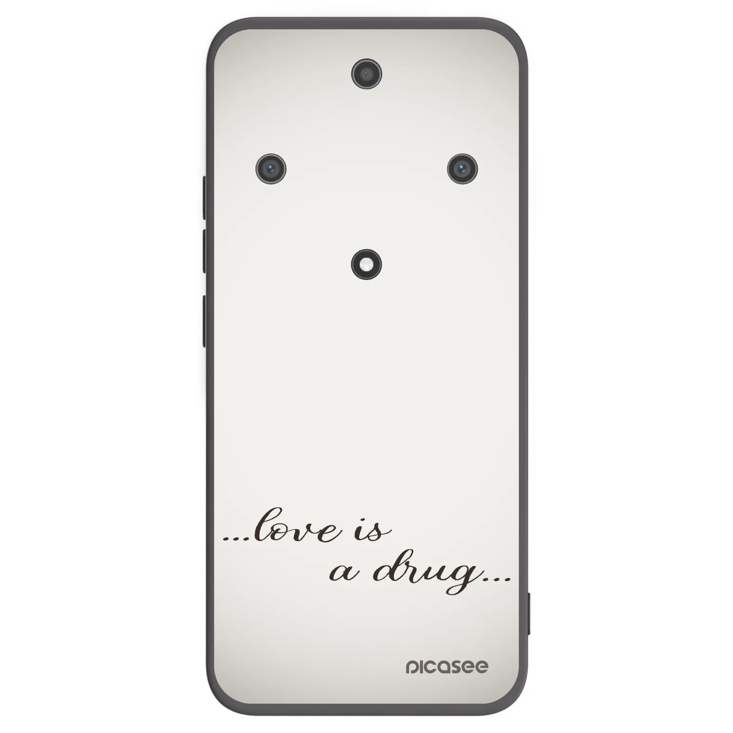 Picasee fekete szilikon tok az alábbi mobiltelefonokra Honor Magic5 Lite 5G - Love is a drug