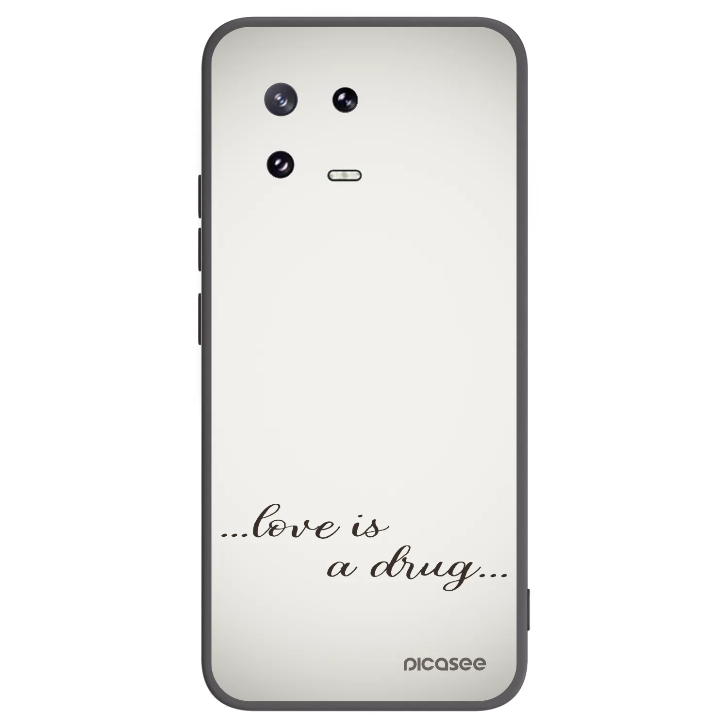 Picasee fekete szilikon tok az alábbi mobiltelefonokra Xiaomi 13 Pro - Love is a drug