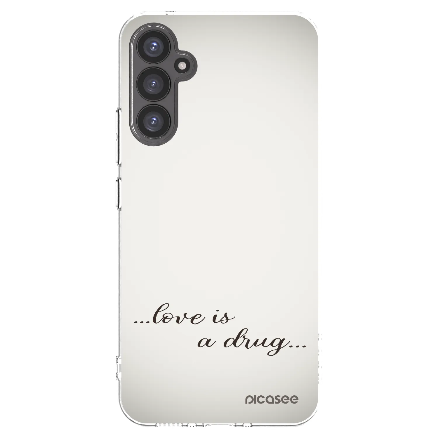 Picasee átlátszó szilikon tok az alábbi mobiltelefonokra Samsung Galaxy A34 5G A346B - Love is a drug