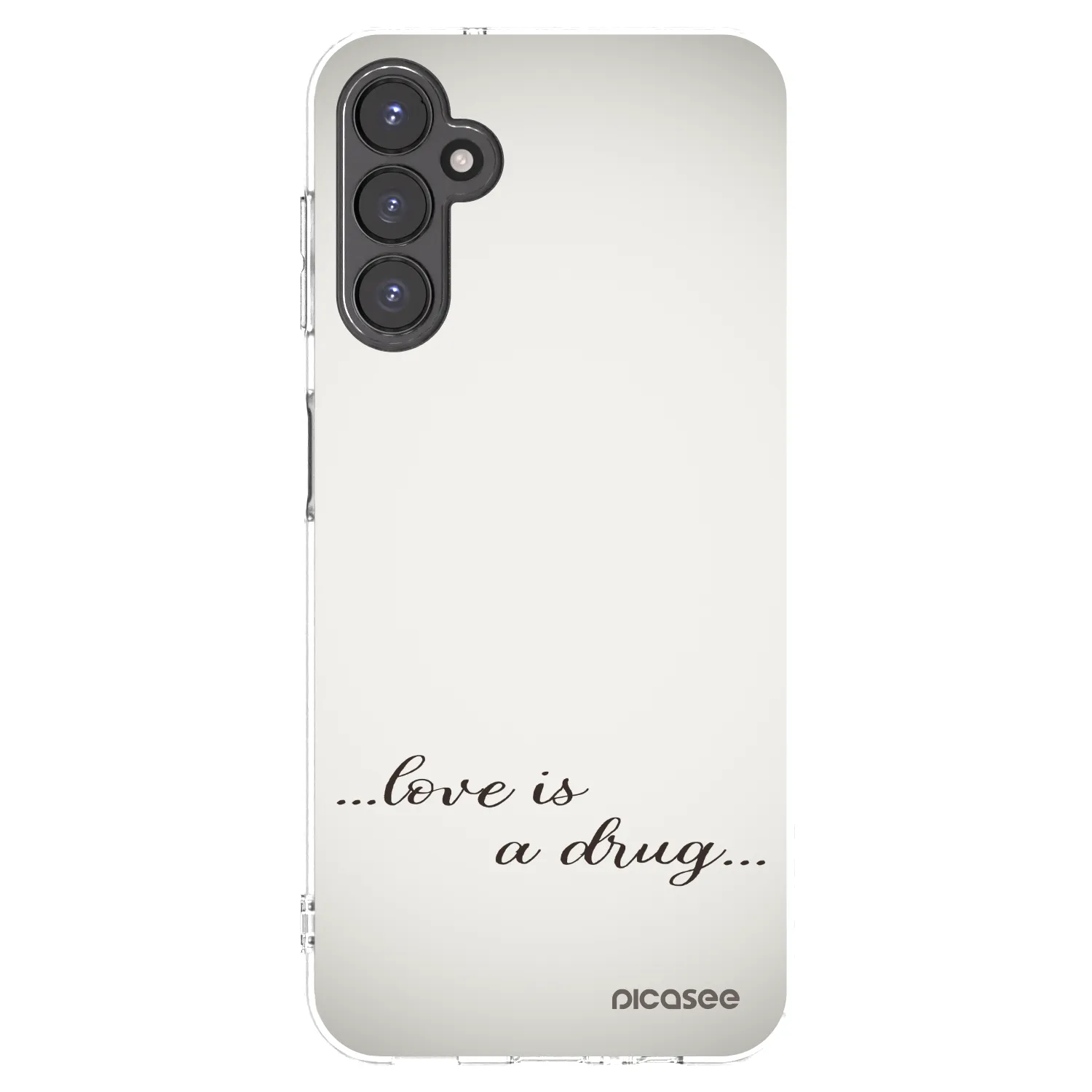 Picasee átlátszó szilikon tok az alábbi mobiltelefonokra Samsung Galaxy A14 4G A145R - Love is a drug