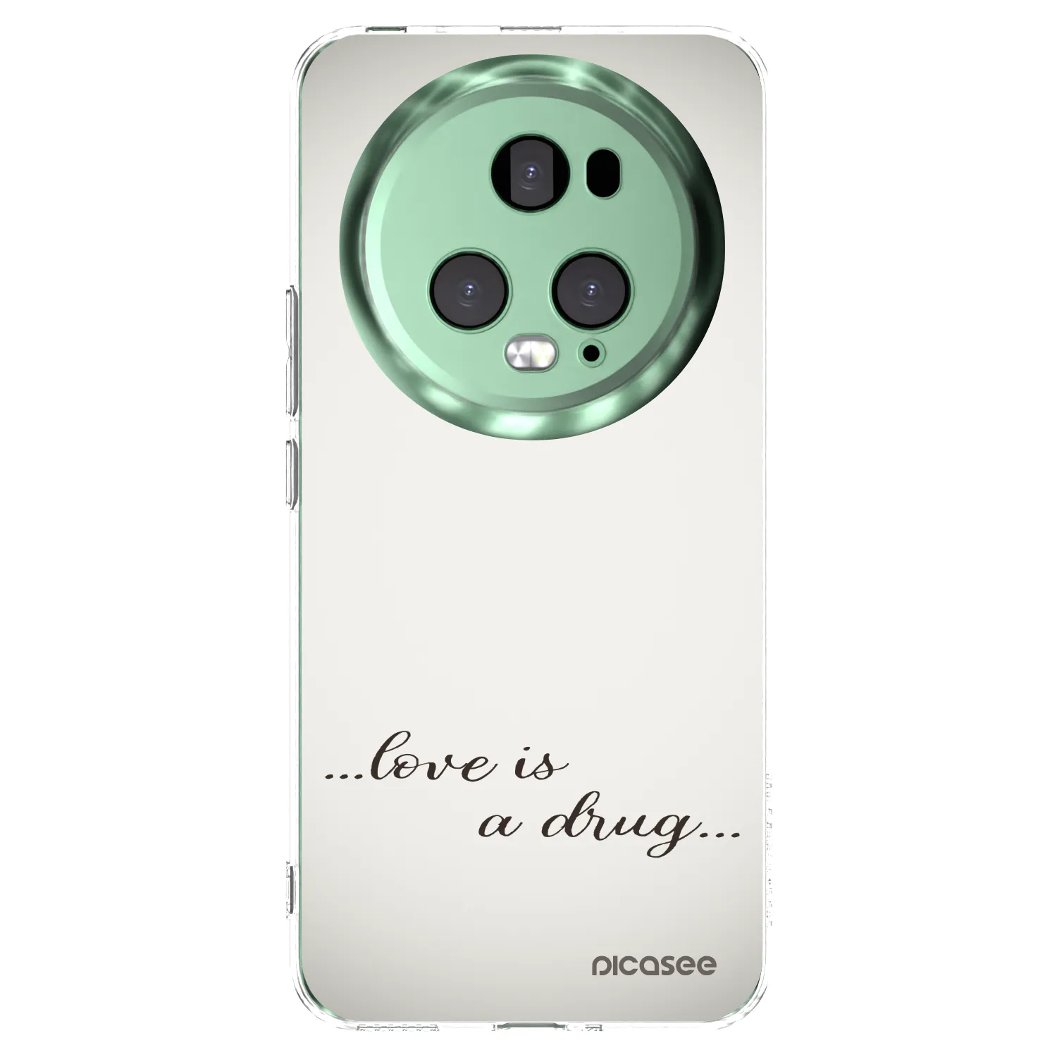 Picasee átlátszó szilikon tok az alábbi mobiltelefonokra Honor Magic5 Pro - Love is a drug