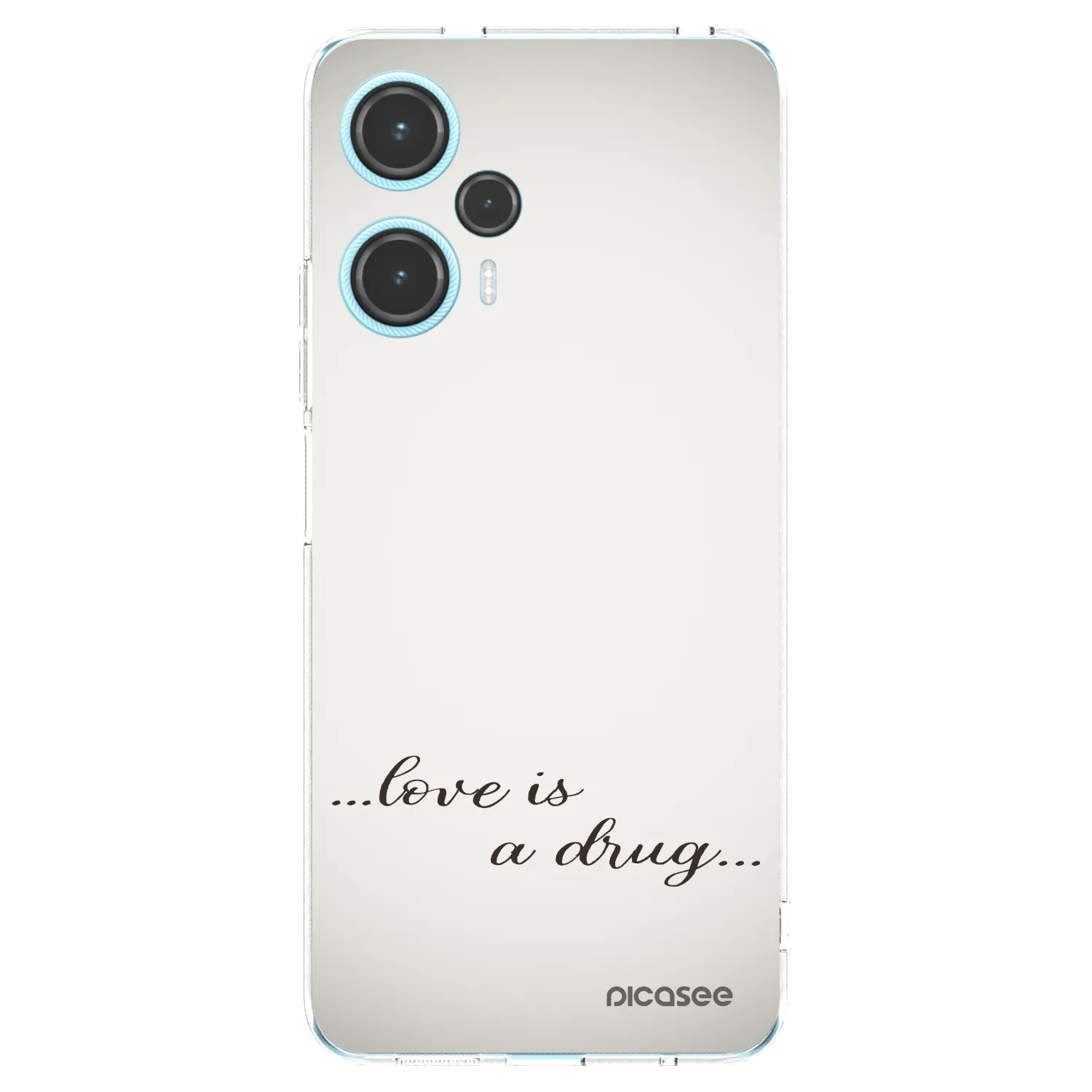 Picasee átlátszó szilikon tok az alábbi mobiltelefonokra Xiaomi Poco F5 - Love is a drug