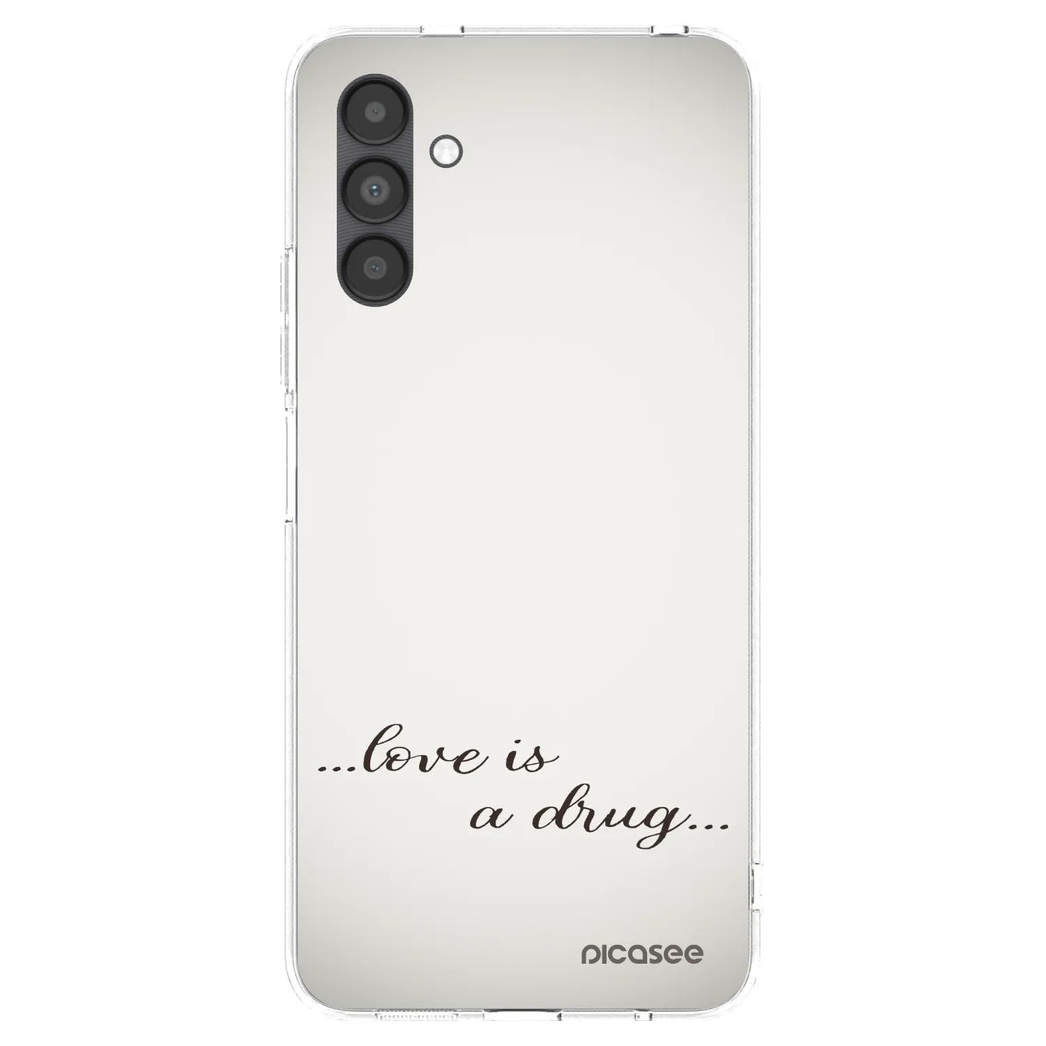 Picasee átlátszó szilikon tok az alábbi mobiltelefonokra Samsung Galaxy A04s A047F - Love is a drug
