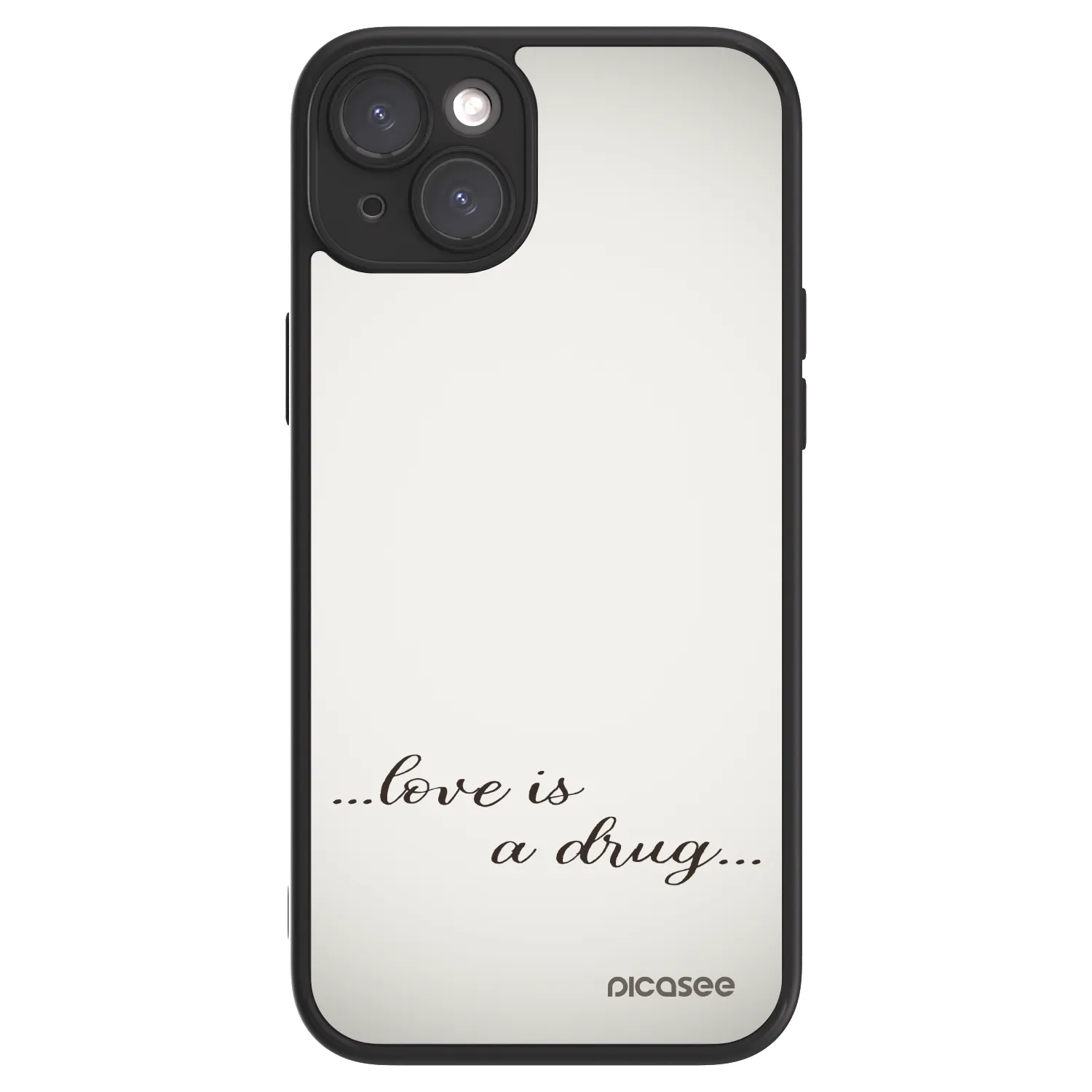 Picasee ULTIMATE CASE MagSafe Apple iPhone 15 Plus - készülékre - Love is a drug