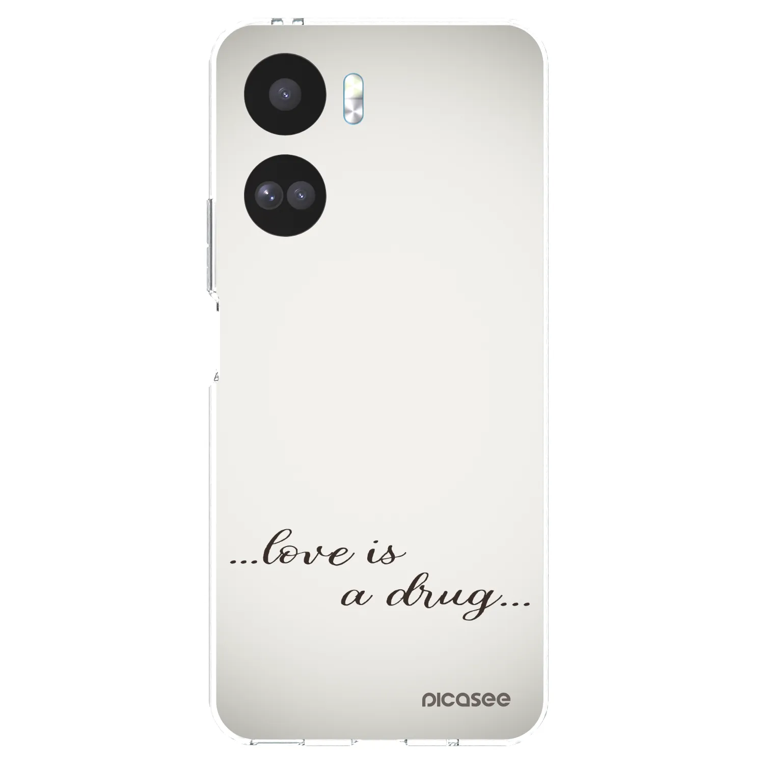 Picasee átlátszó szilikon tok az alábbi mobiltelefonokra Honor 90 Lite 5G - Love is a drug