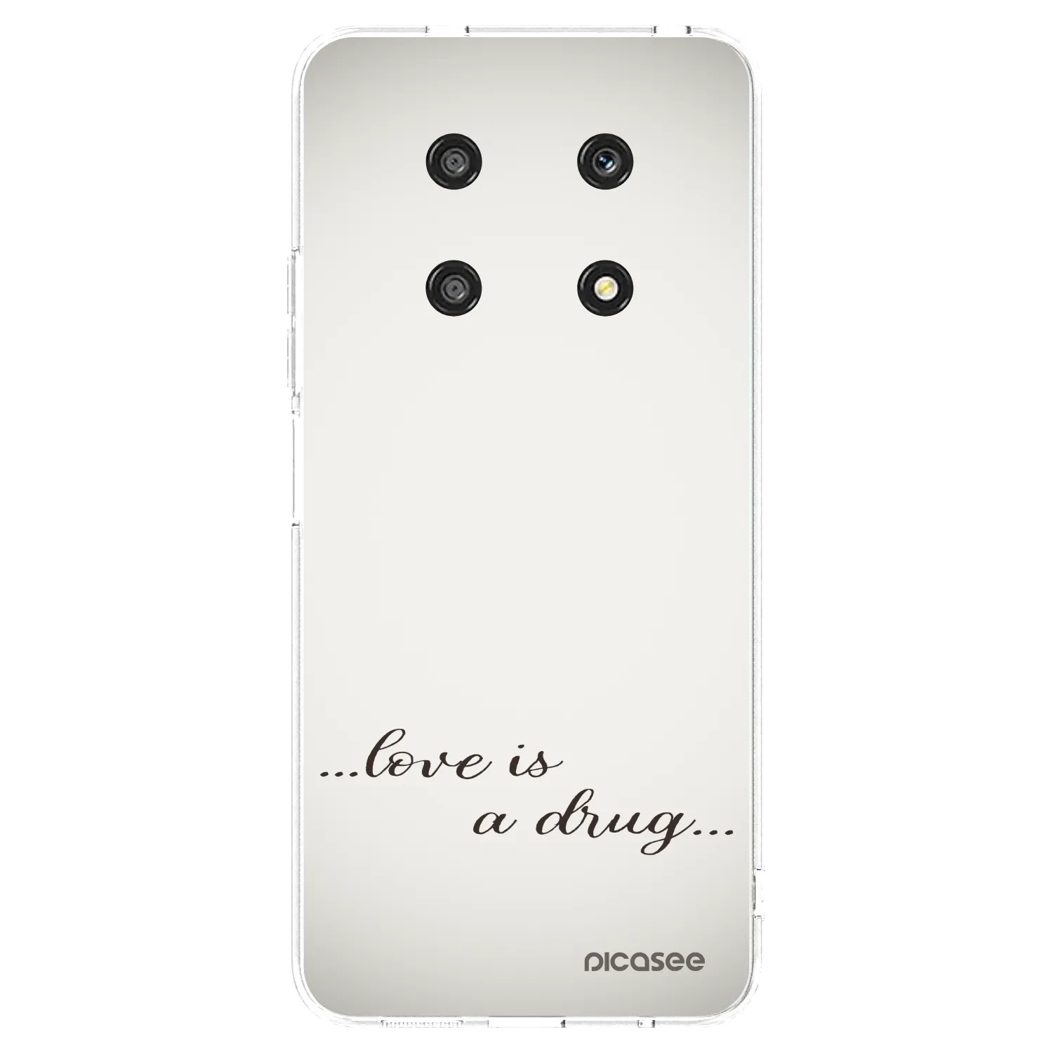 Picasee átlátszó szilikon tok az alábbi mobiltelefonokra Honor Magic4 Lite 5G - Love is a drug