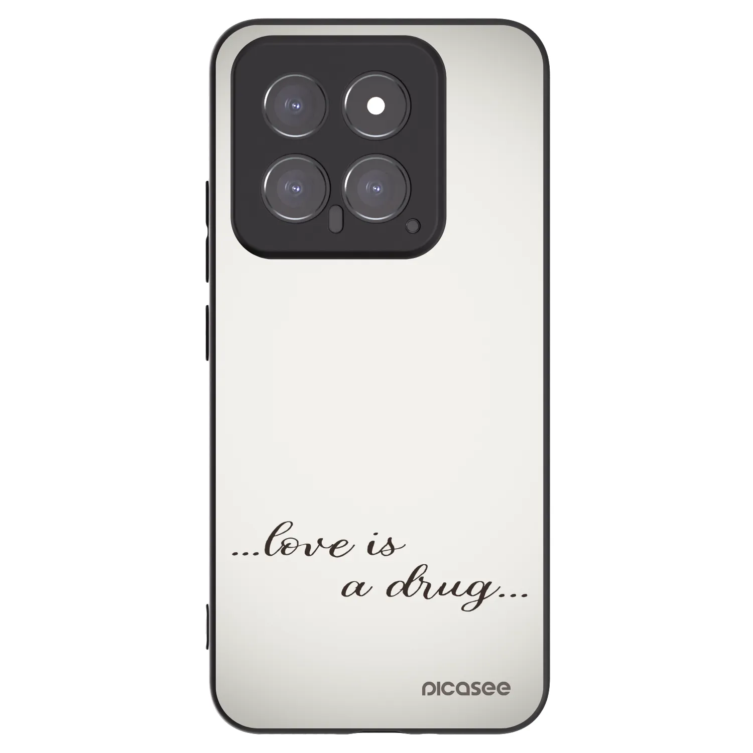 Picasee fekete szilikon tok az alábbi mobiltelefonokra Xiaomi 14 - Love is a drug