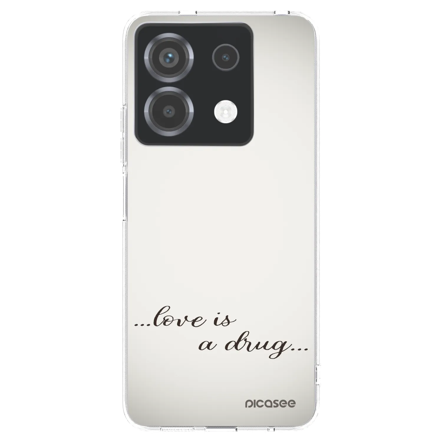 Picasee átlátszó szilikon tok az alábbi mobiltelefonokra Xiaomi Poco X6 - Love is a drug