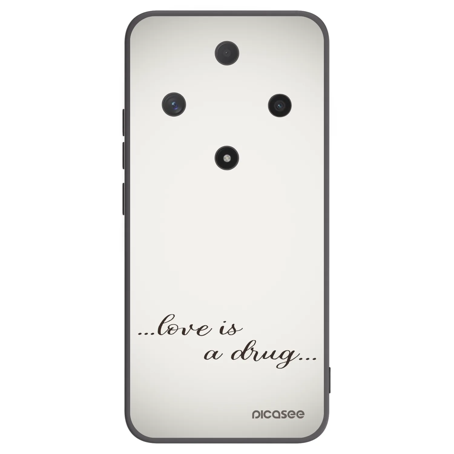 Picasee fekete szilikon tok az alábbi mobiltelefonokra Honor Magic6 Lite 5G - Love is a drug