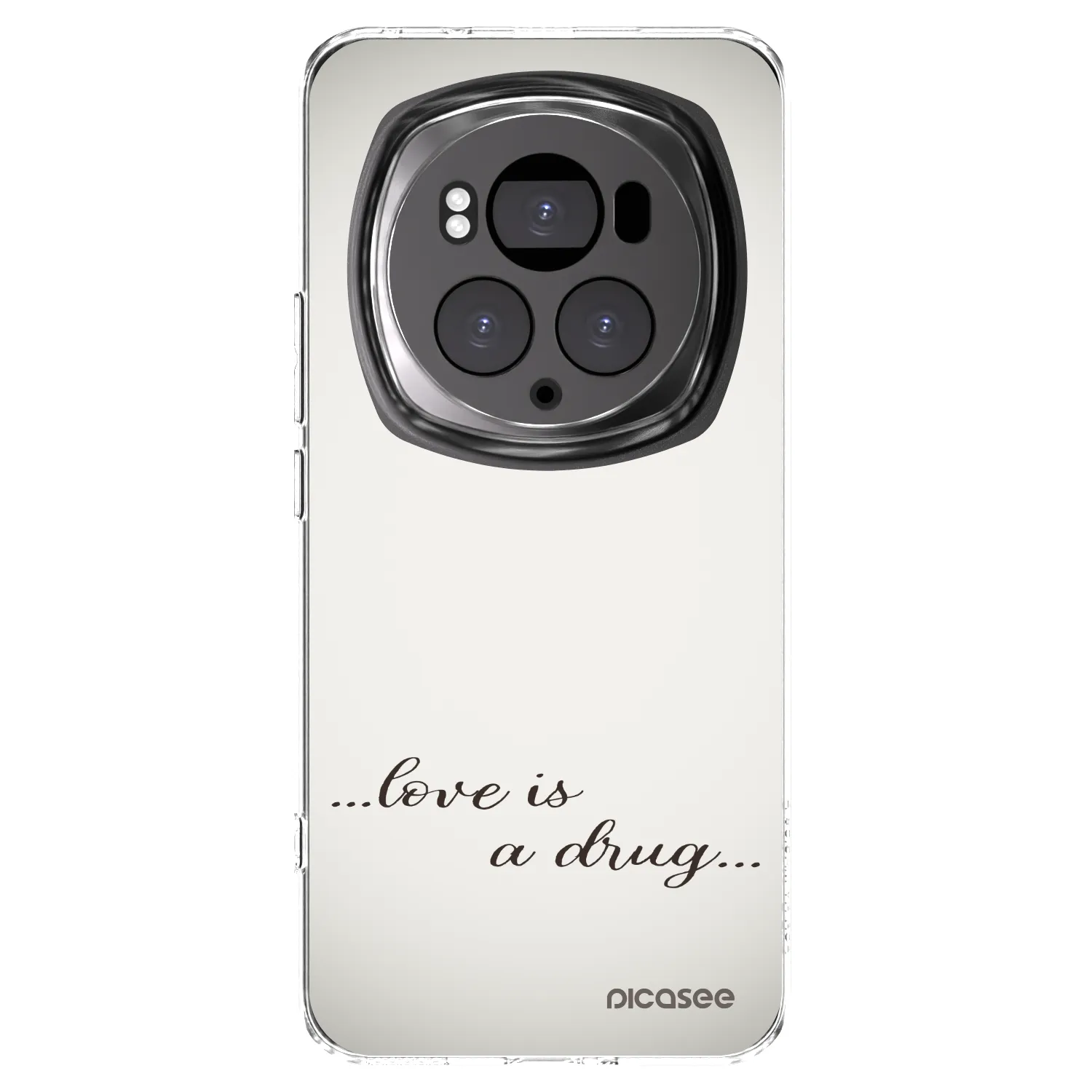 Picasee átlátszó szilikon tok az alábbi mobiltelefonokra Honor Magic6 Pro - Love is a drug