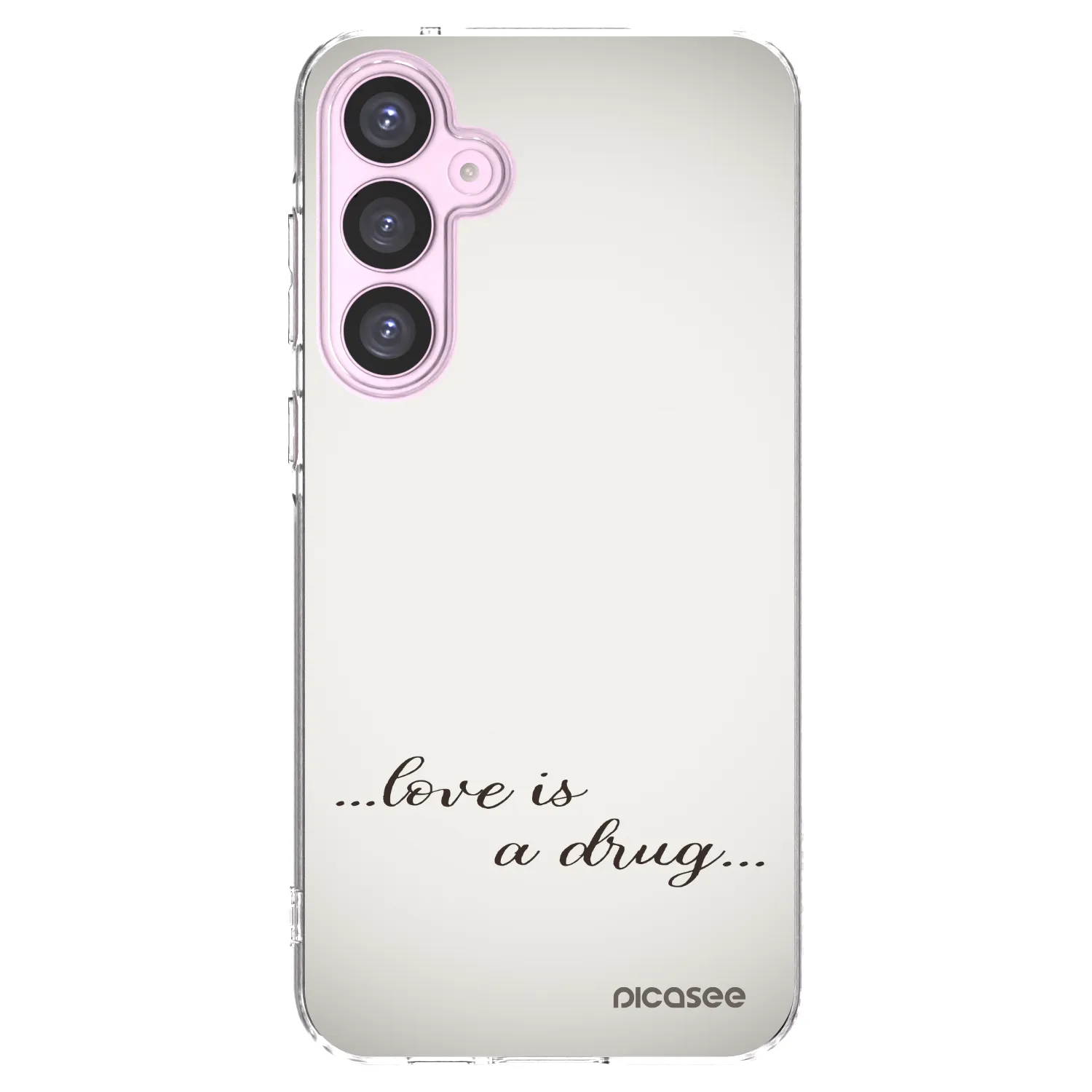 Picasee átlátszó szilikon tok az alábbi mobiltelefonokra Samsung Galaxy A55 5G A556B - Love is a drug